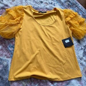 NWT Marc New York Yellow Women’s Blouse
